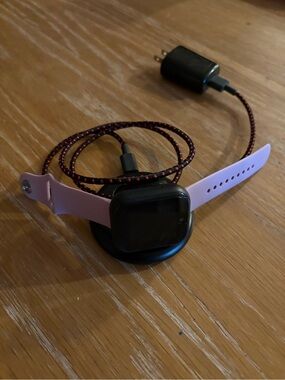 Brand New Smartwatch with Purple Silicone Band